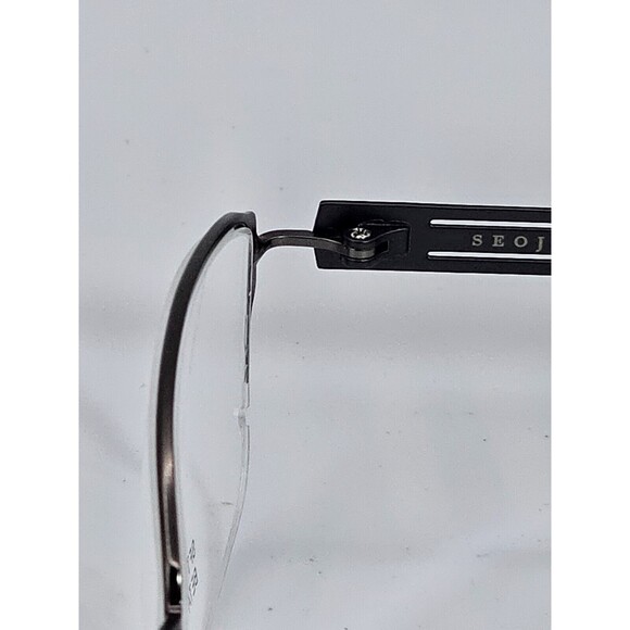 SEOJEON UNISEX EYEGLASSES BETA TITANIUM SFT-0603 HLGR 55/19 138 DEMO - Picture 11 of 13